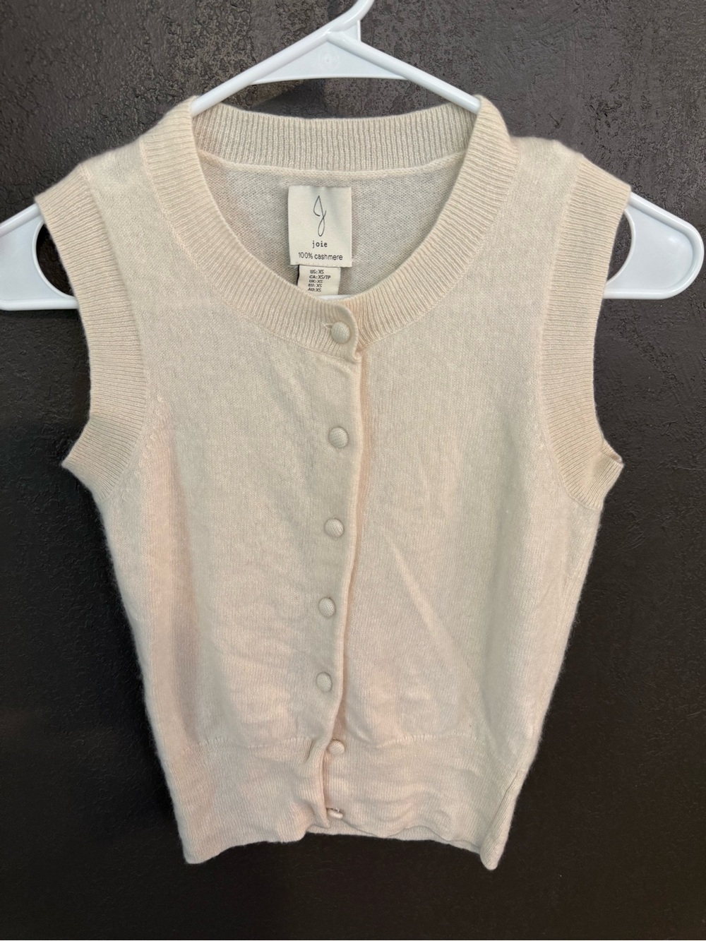 Joie Cream Cashmere Cardigan